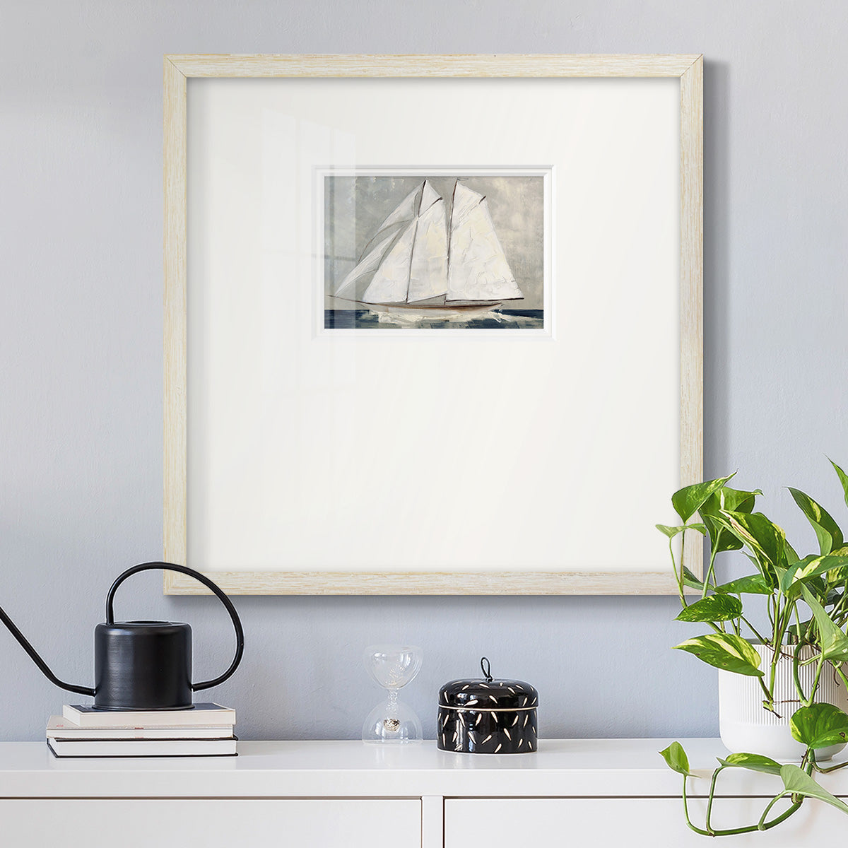 Setting Sail Premium Framed Print Double Matboard