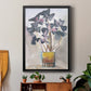 Oxalis in Vase II - Modern Framed Canvas Print