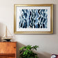 True Blue Wave I - Modern Framed Art Print