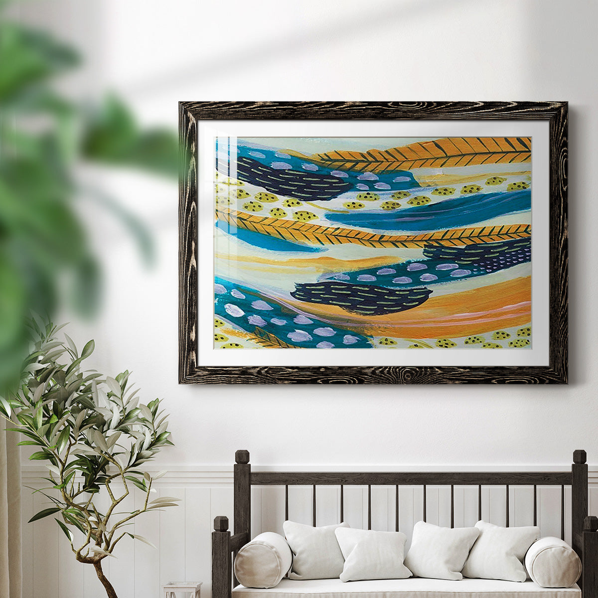 Feathery III-Premium Framed Print - Ready to Hang