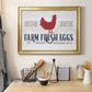 Farm Fresh Eggs Premium Classic Framed Canvas - Ready to Hang