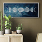 Moon Phases - Floater Framed Canvas Print