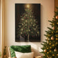 Night of Amber Village - Canvas Art Print