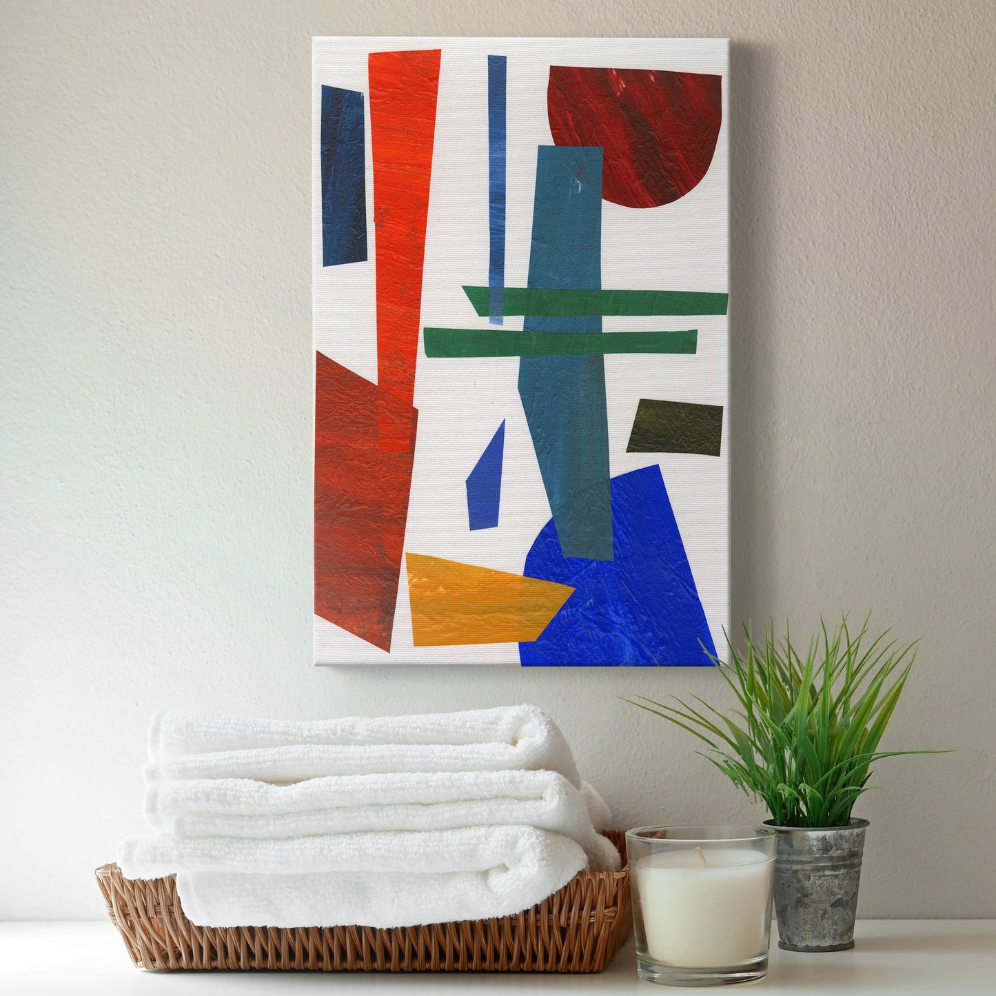 Colorful Shapes IV Premium Gallery Wrapped Canvas - Ready to Hang