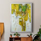 Golden Foliage I - Modern Framed Canvas Print