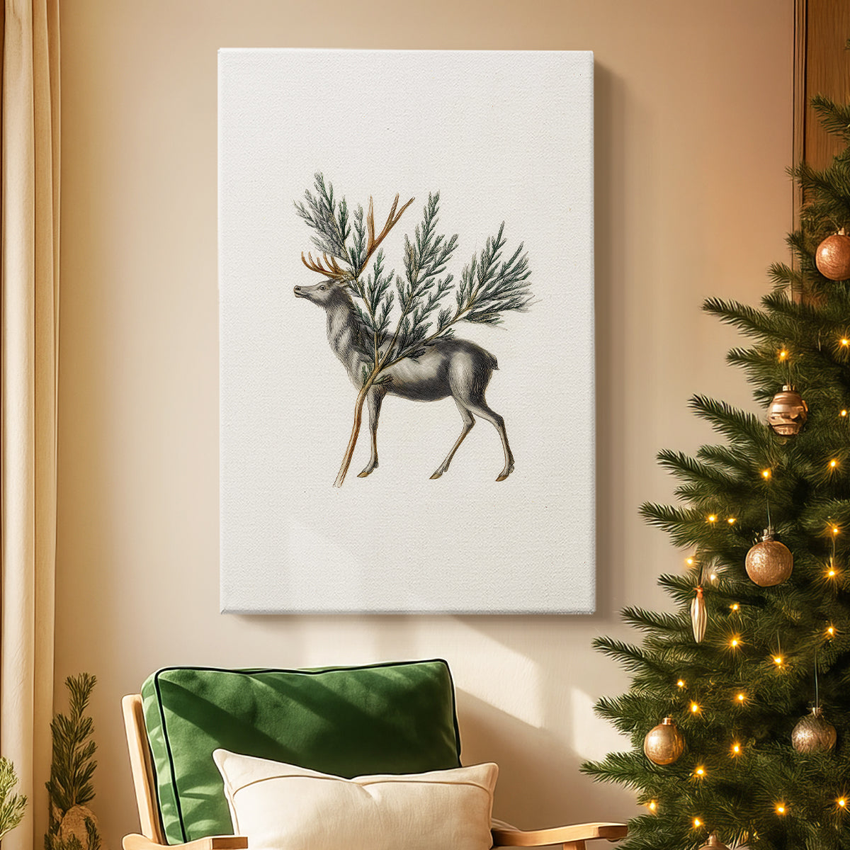 Midnight of Pearled Dawn - Canvas Art Print