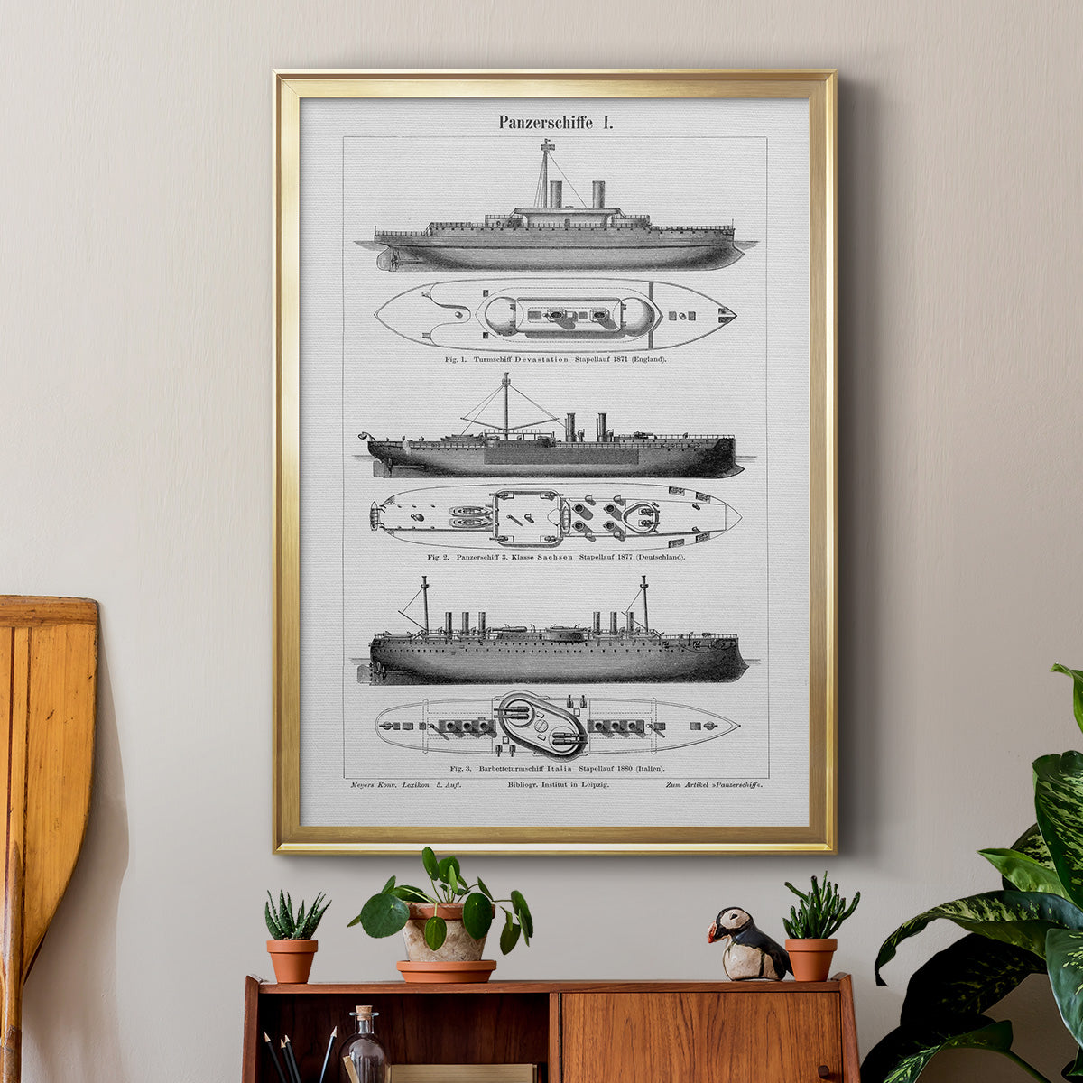 Industrial Ship - Modern Framed Canvas Print