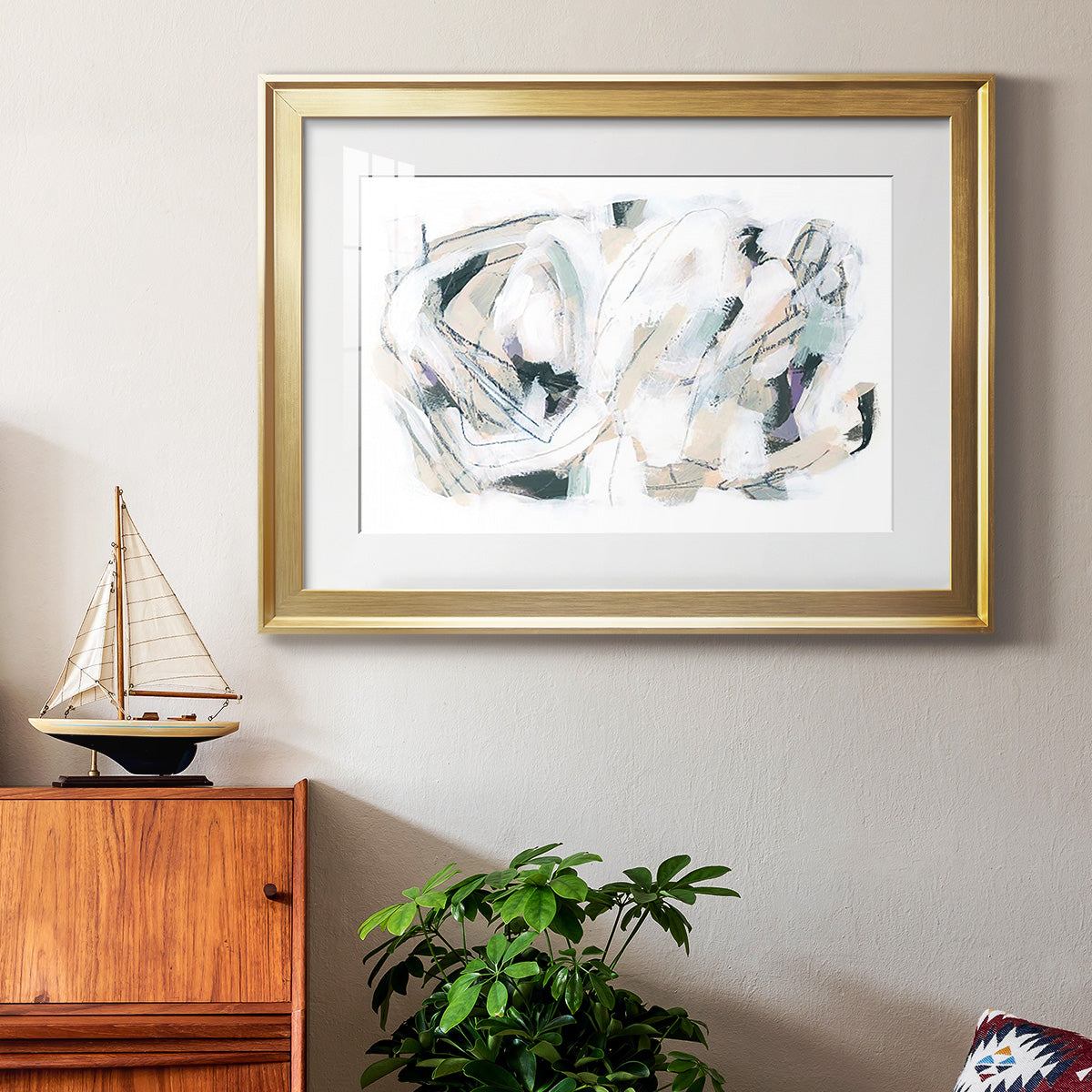 Arctic Helix II - Modern Framed Art Print