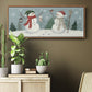 Snowmen VI - Floater Framed Canvas Print