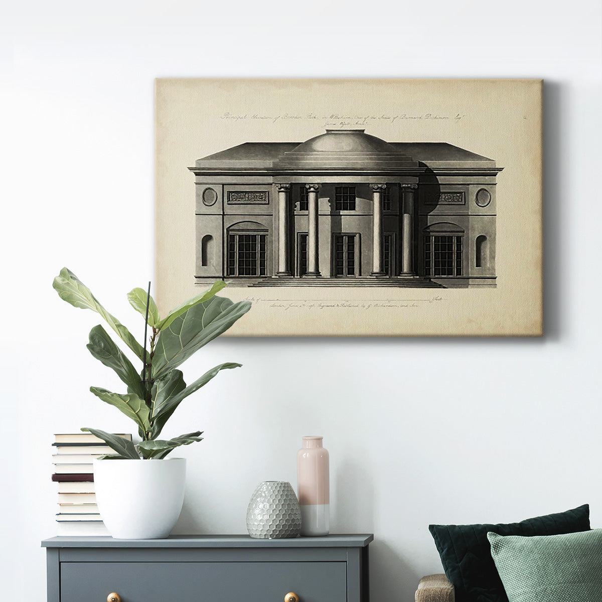 Richardson Architecture III Premium Gallery Wrapped Canvas - Ready to Hang