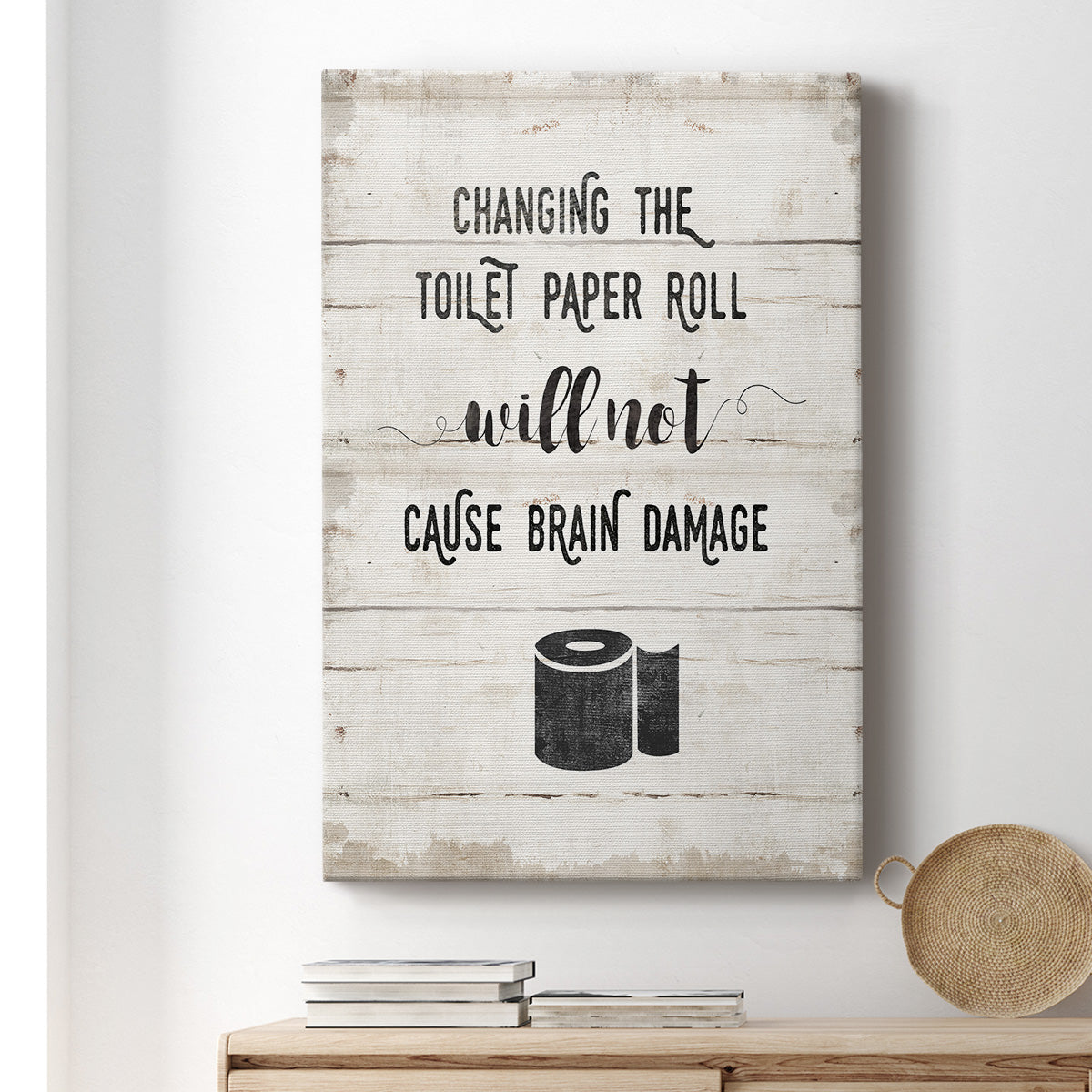 Changing the Roll - Canvas Art Print