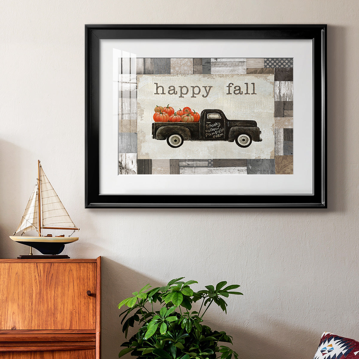 Spooky Hollow Farm Premium Framed Print - Ready to Hang