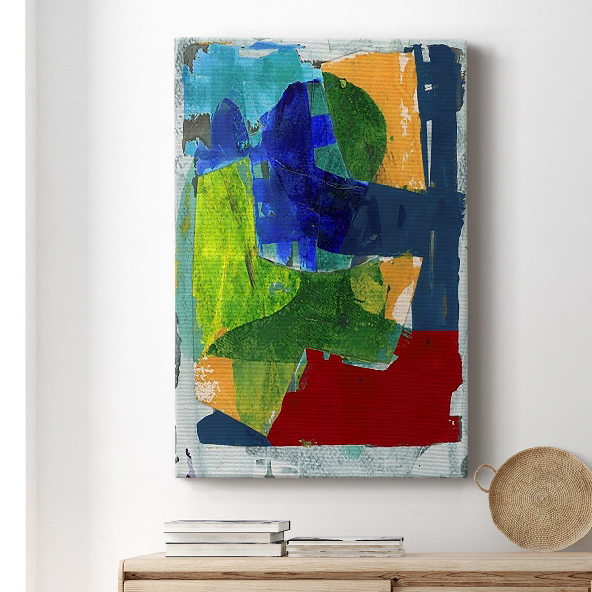 Brights Strokes II - Canvas Art Print