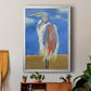 Blue Heron - Modern Framed Canvas Print