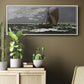 Stormy Seascape, 1867 - Floater Framed Canvas Print