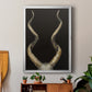 Spiral Antelope Horns -  Framed Canvas Print