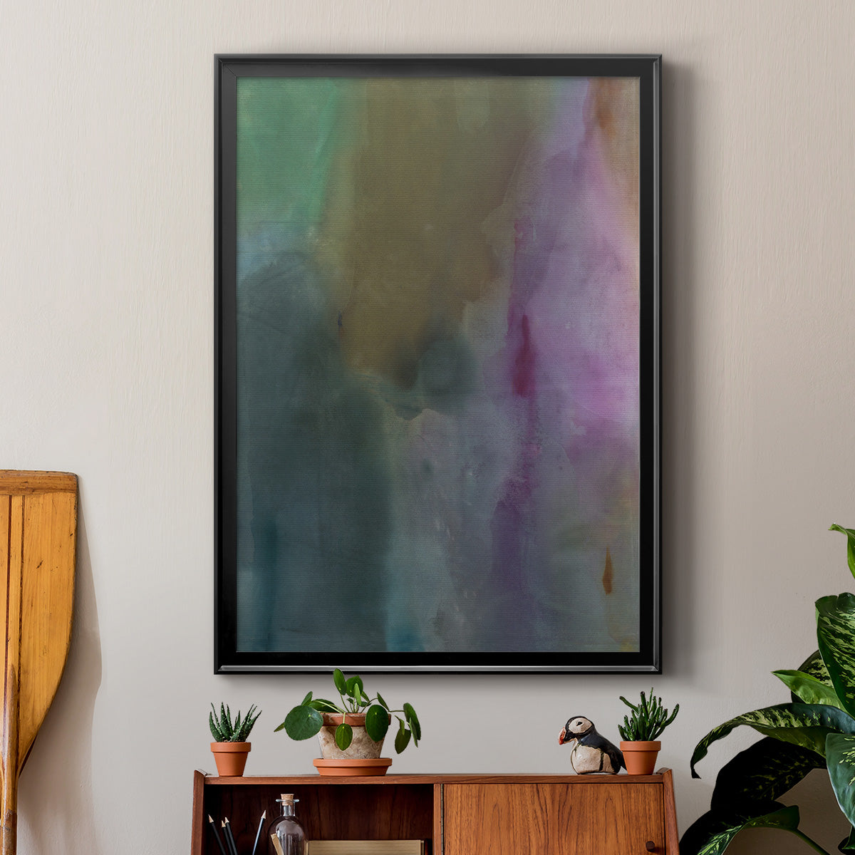 Simple Yet Affecting - Modern Framed Canvas Print