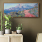 The Red Road Near Menton, 1884 - Floater Framed Canvas Print