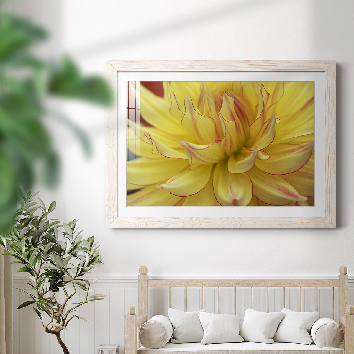Blooms I - Barnwood Framed Art Print