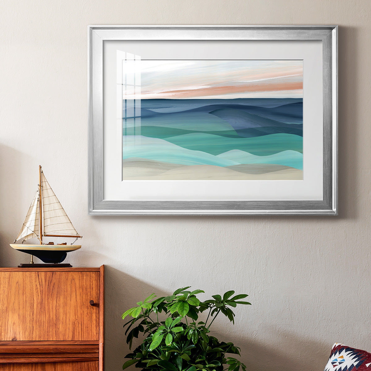 Shifting Seas Premium Framed Print - Ready to Hang