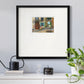 Tuscan Courtyard Premium Framed Print Double Matboard