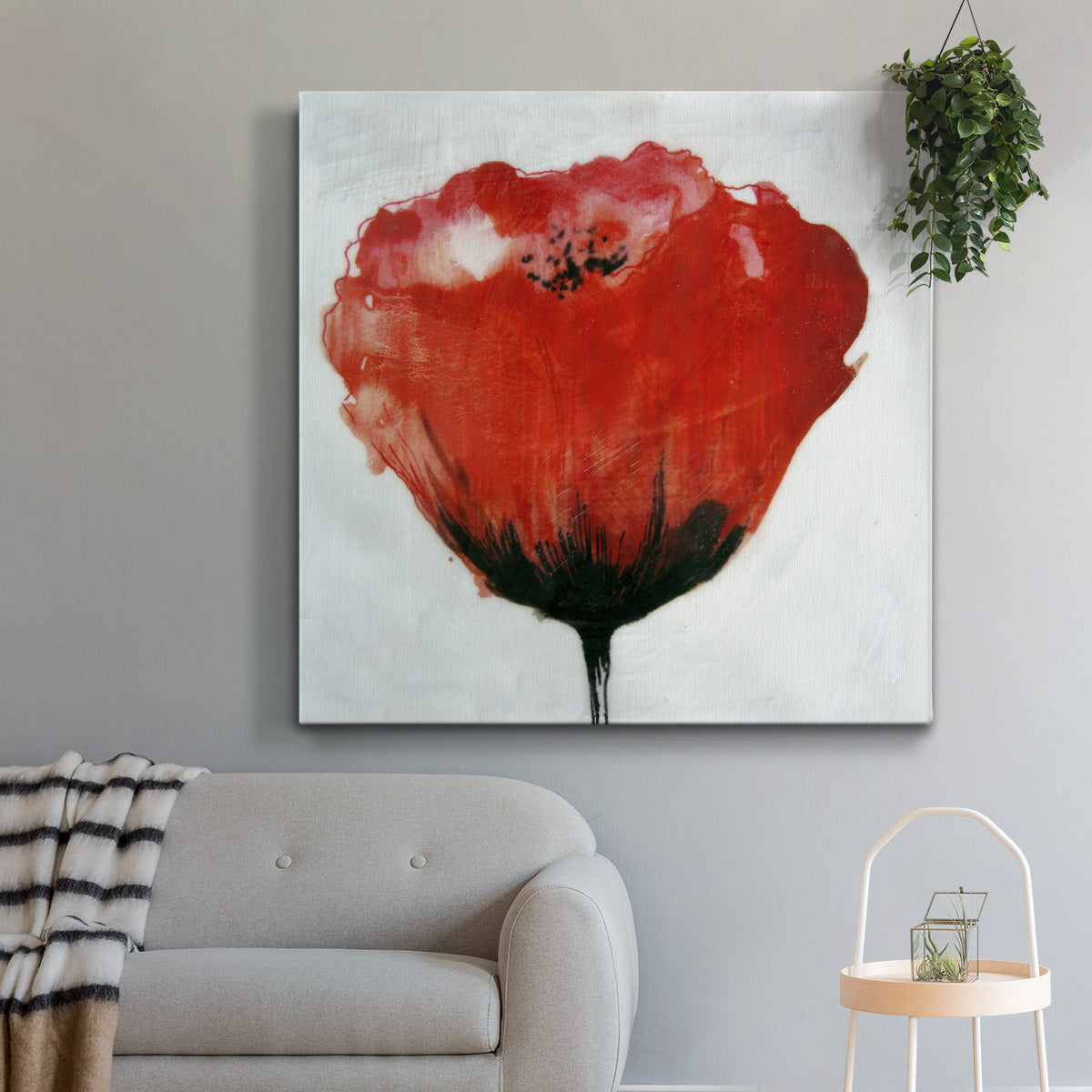 Red Drops IX - Canvas Art Print