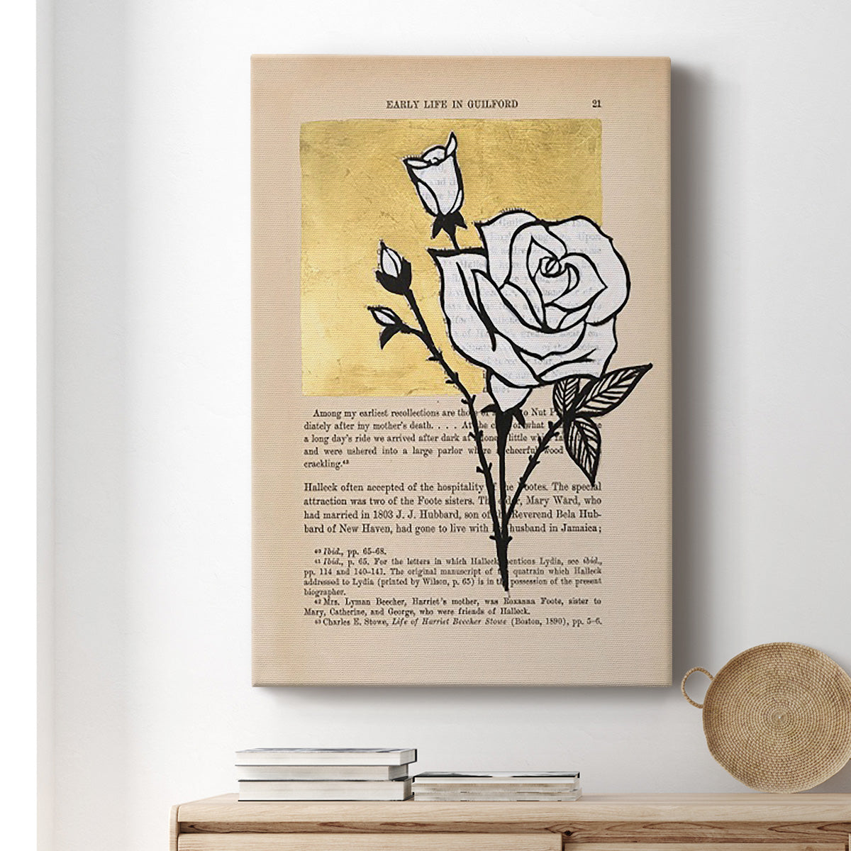 Floral Diary III Premium Gallery Wrapped Canvas - Ready to Hang