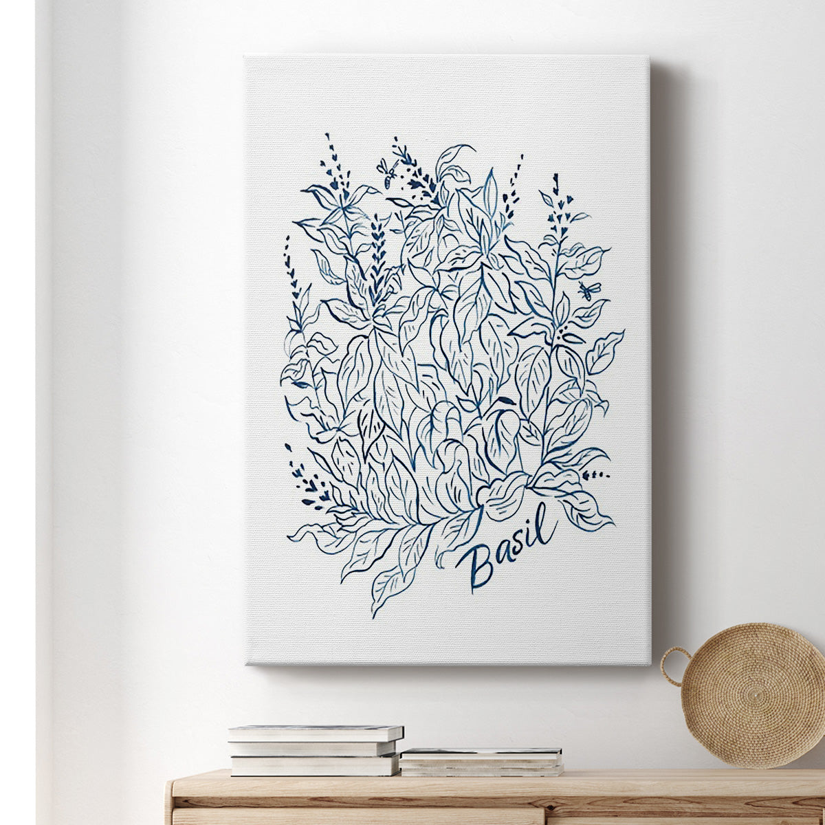 Summer Herb Garden Sketches I - Canvas Art Print