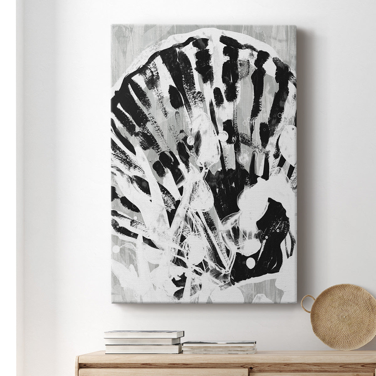 Ocean Inkblot II - Canvas Art Print