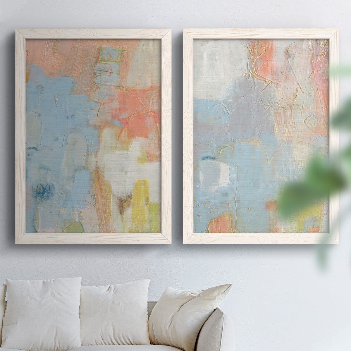 Cully I - Premium Framed Canvas 2 Piece Set - Ready to Hang