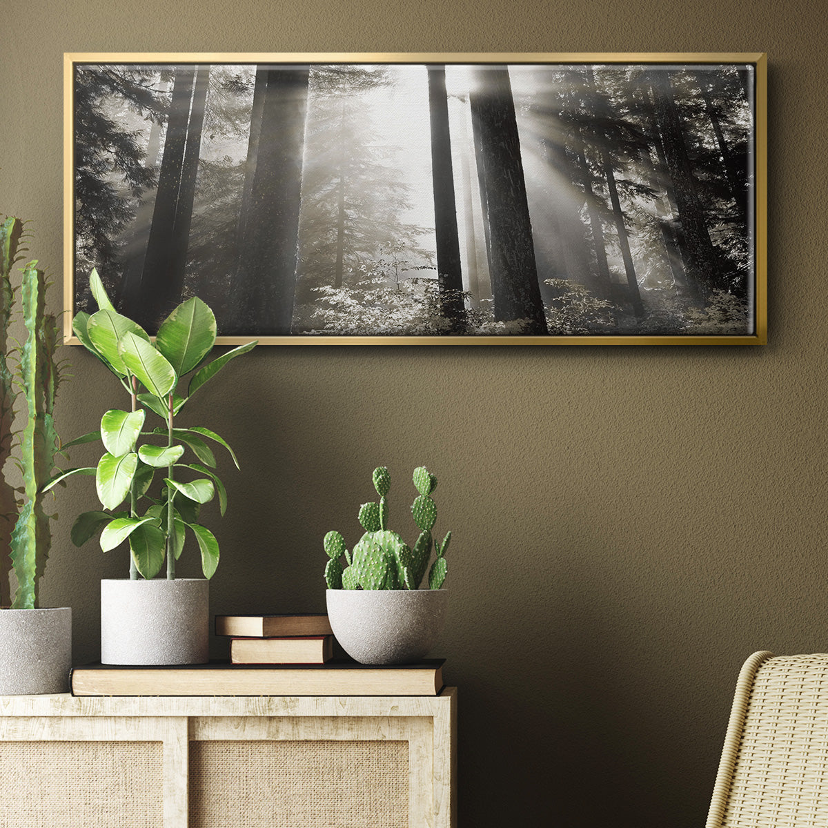 Morning Light - Floater Framed Canvas Print