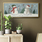 Snowmen VI - Floater Framed Canvas Print