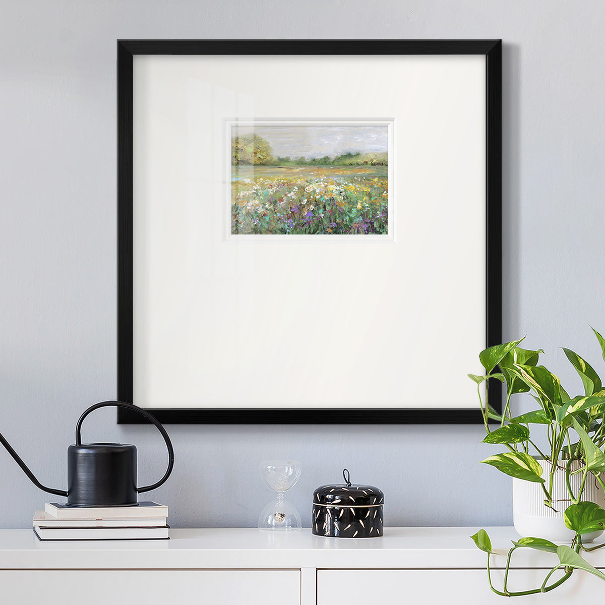 Country Meadow Premium Framed Print Double Matboard