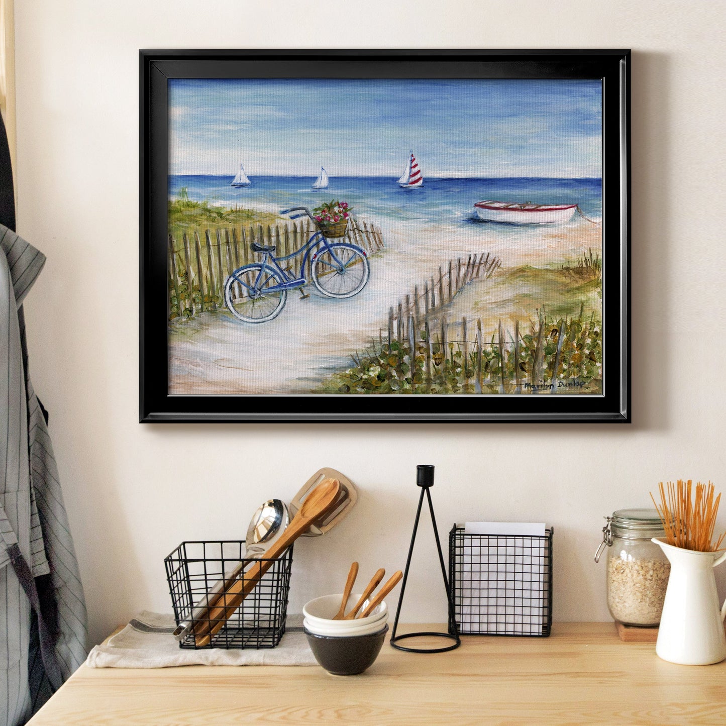 Beach Ride I Premium Classic Framed Canvas - Ready to Hang