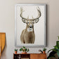 Handsome Whitetail II - Modern Framed Canvas Print