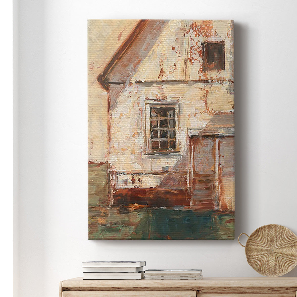 Sunlit Barn II Premium Gallery Wrapped Canvas - Ready to Hang