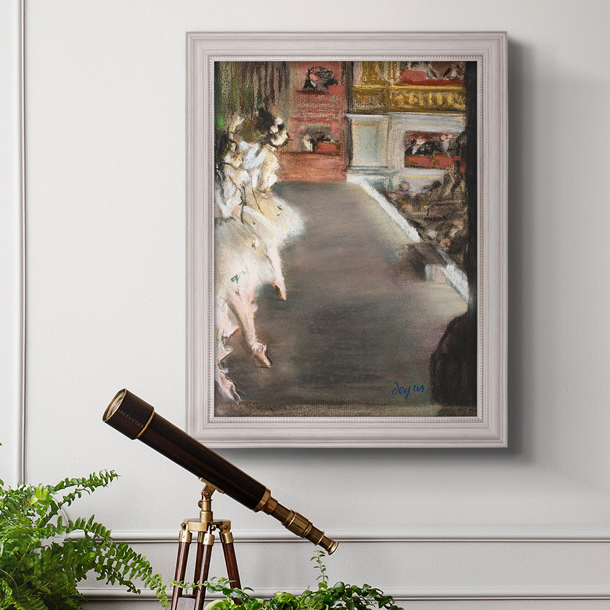Dancers at the Old Opera House - Ornate Framed Canvas Print