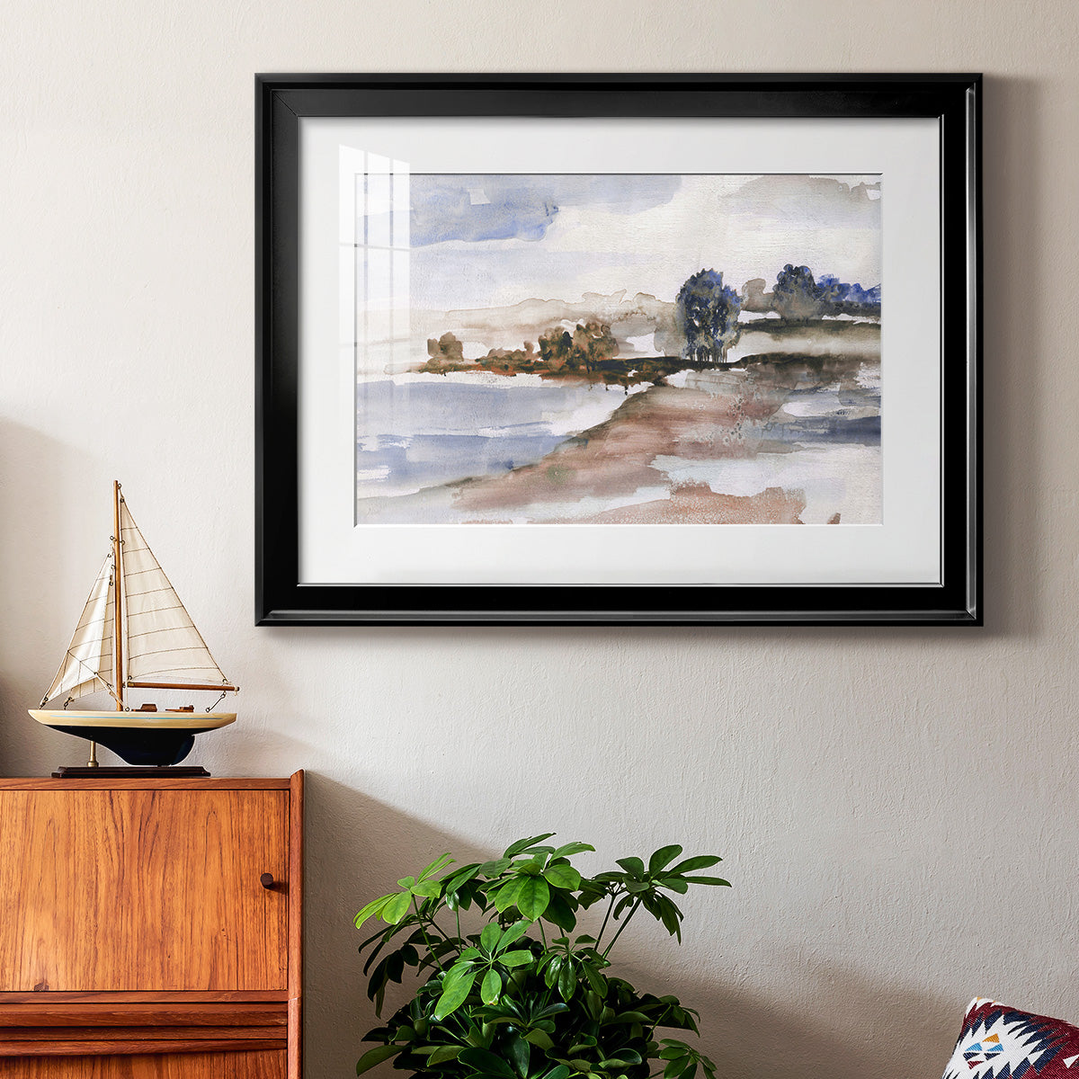 Mountain Cove Premium Framed Print - Ready to Hang