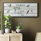 We Live Here - Floater Framed Canvas Print