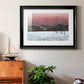 Sunset Snowfall II - Modern Framed Art Print