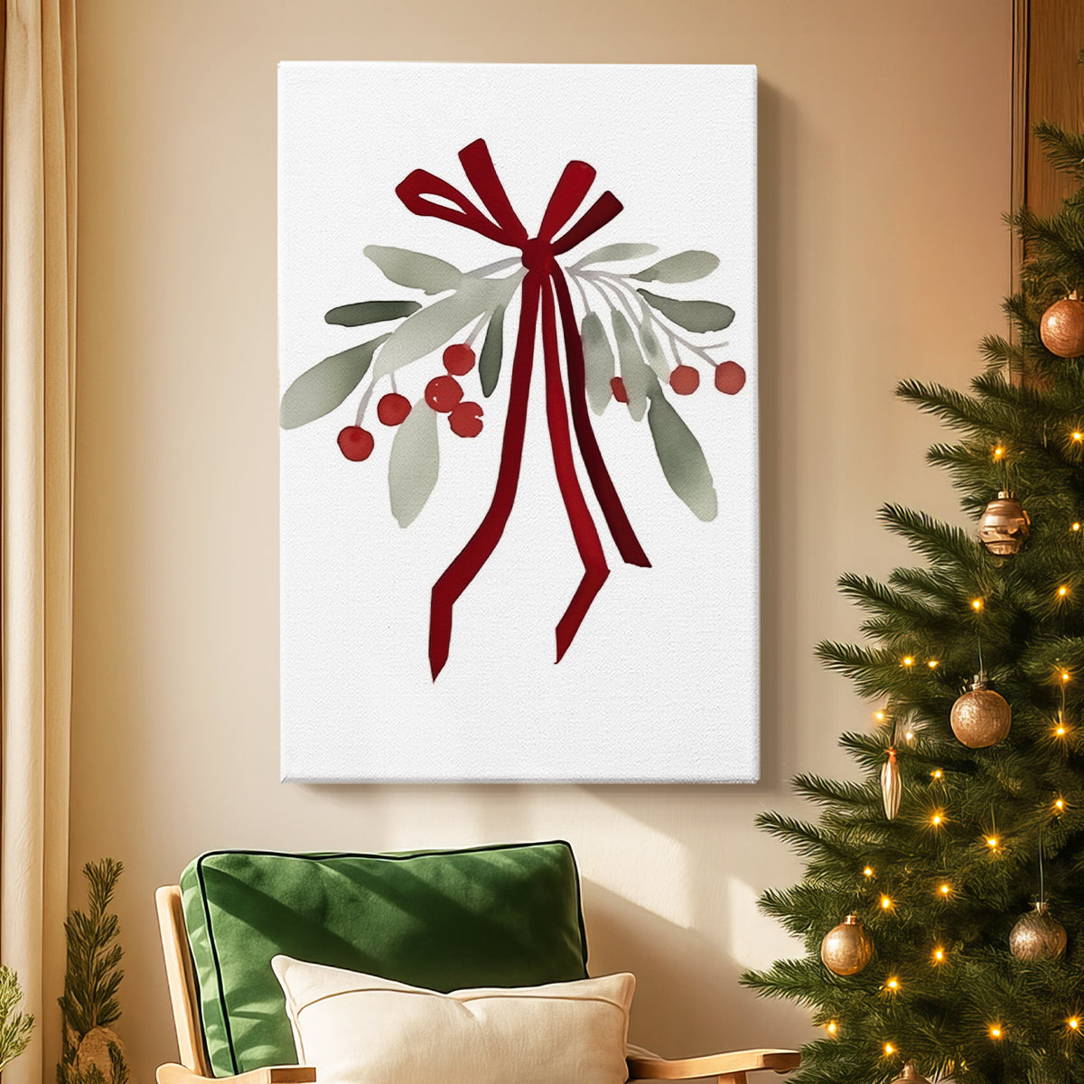 Eve of Frostlit Carol - Canvas Art Print
