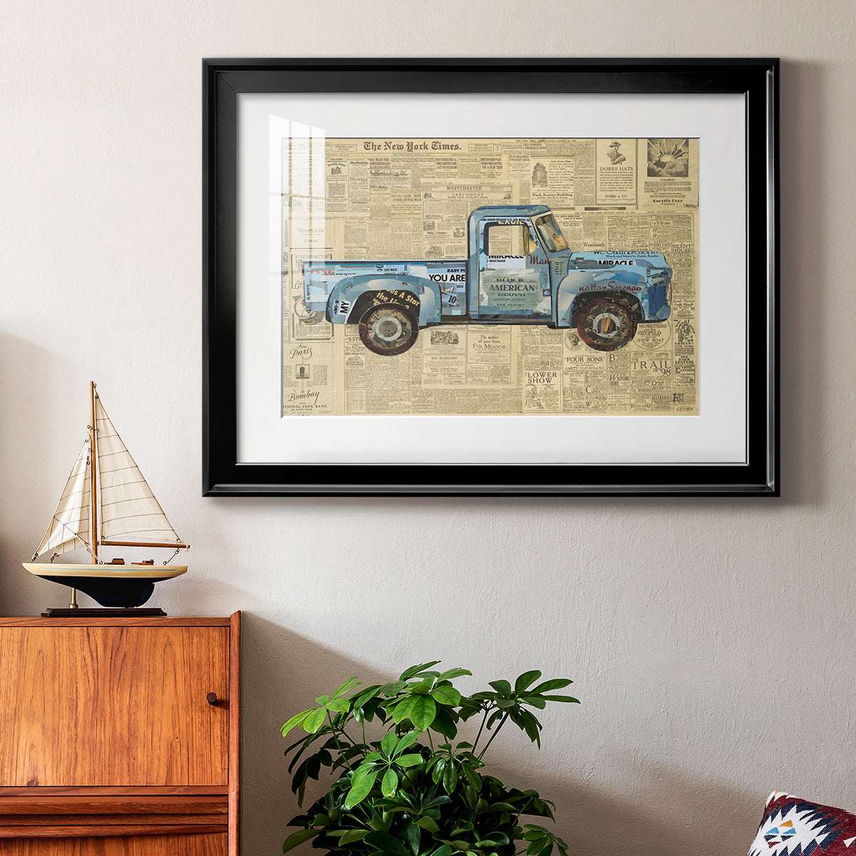 George’s ’53 Ford Premium Framed Print - Ready to Hang