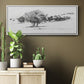 Treeline Sketch I - Floater Framed Canvas Print