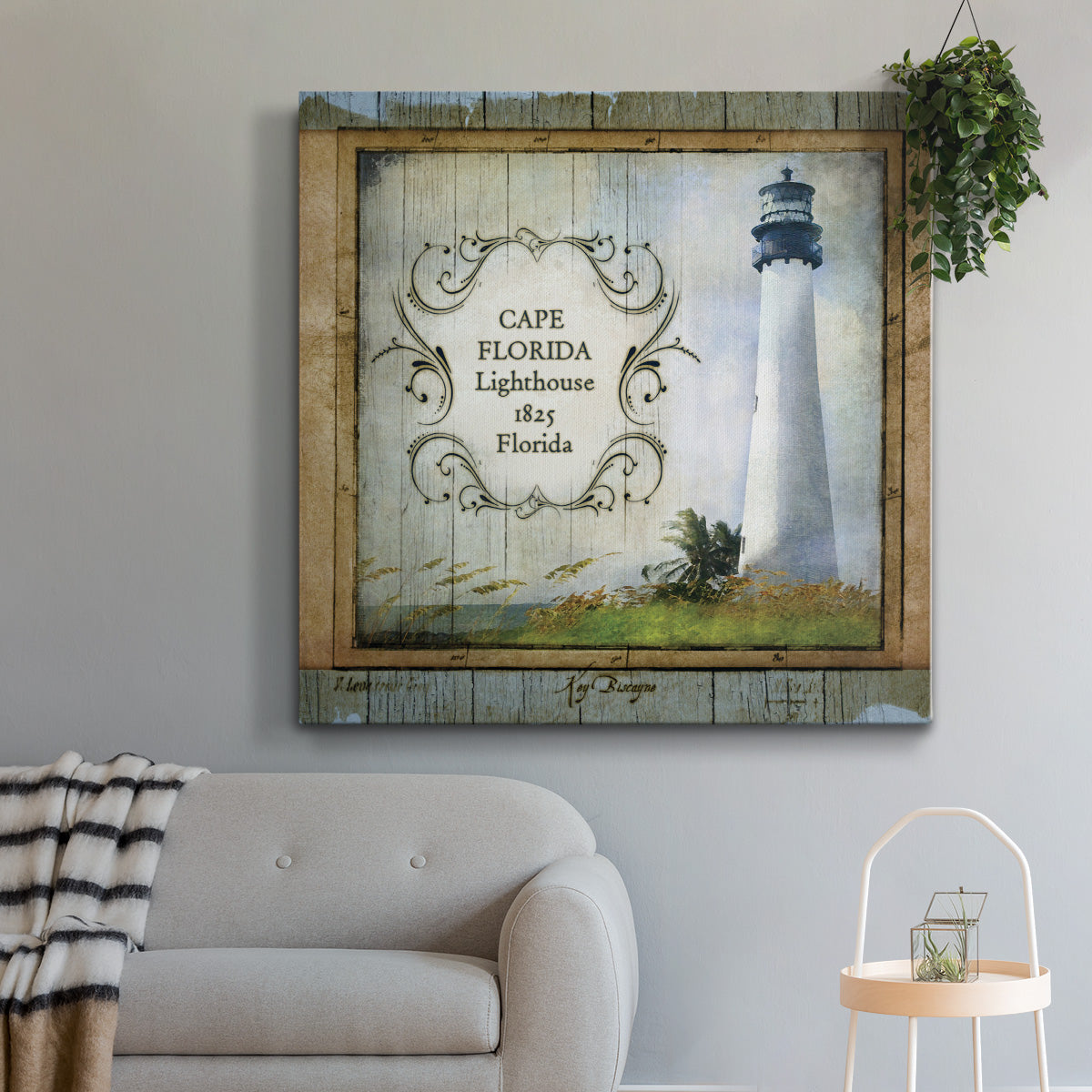 Florida Lighthouse III-Premium Gallery Wrapped Canvas - Ready to Hang