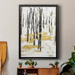 Gilded Winter I - Modern Framed Canvas Print