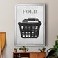 Fold - Modern Framed Canvas Print