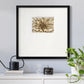 Neutral Wall Flower I Premium Framed Print Double Matboard