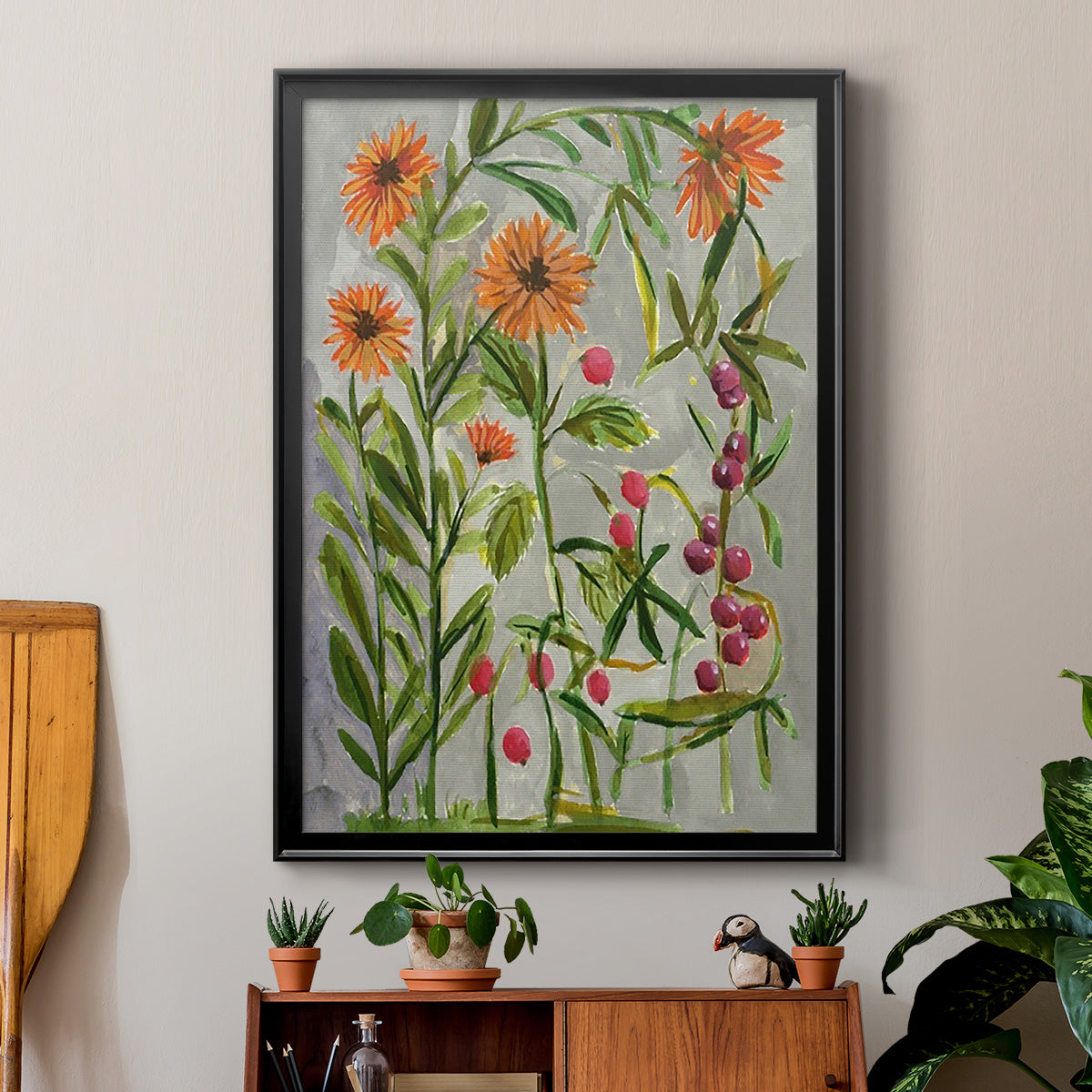 Dear Nature III - Modern Framed Canvas Print