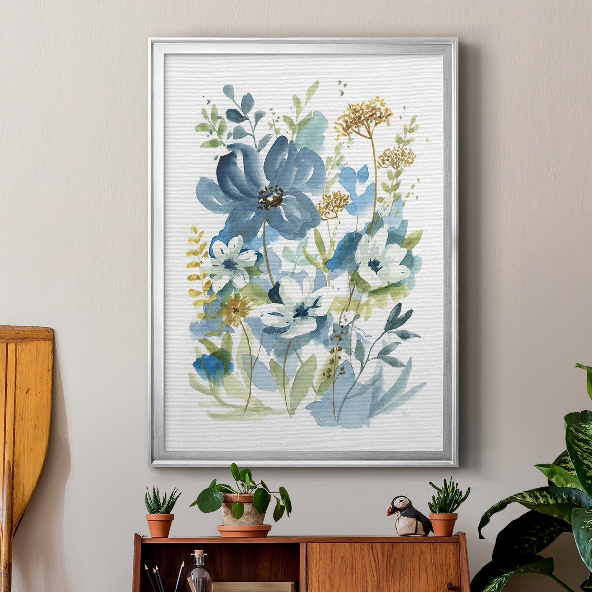 Wild Medley I - Modern Framed Canvas Print