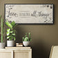 Love Conquers - Floater Framed Canvas Print